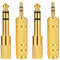 Kjzeex 4 Pack Headphone Adapter Jack, 6.35mm (1/4) inch Male to 3.5mm(1/8) inch Female,Stereo Jack Adapter 3.5mm Male to 6.35mm Female Plug Adapter Headphone Jack Converter Aux to Jack Adapter