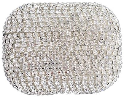 Pretaco for Apple Air Pods 3rd Generation Headphone Case, Sparkling Premium Diamond Headphone Cover, Full Protection Shockproof and Scratchproof Protective Case for Women and Girls