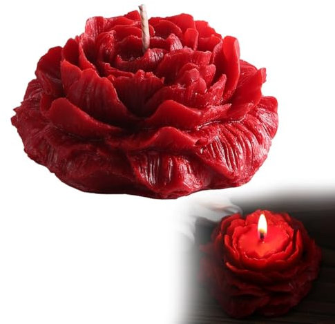 Coffret Bougies Parfumées, Cadeau Noel Femme, Rose Bougie Bijoux Cadeau, Noel, Cadeau Anniversaire, Saint-Valentin, Fête des Mères