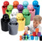 Color Sorting Cups, Color Matching Playset, Toddler Learning Toys, Wooden Sorting Game for 1-5 Years Olds, Stacking Cups For Baby Early Education Preschool