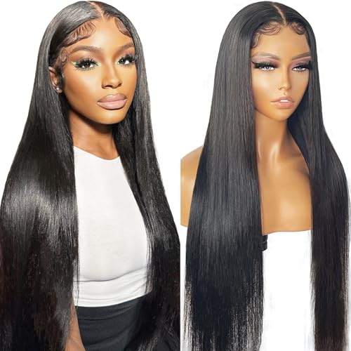 Eool 200% Straight 9X6 Drawstring Glueless Human Hair Wig Pre Cut for Daily