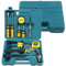 11Pcs Tool Set Hand Tool Kit Durable Universal Household Hand Tool Set Durable Plastic Toolbox Non-Electric with Storage Case DIY Hand Tool Repair Tools Box for Men Women Beginner