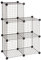 Safco Wire Cubes Storage - Black