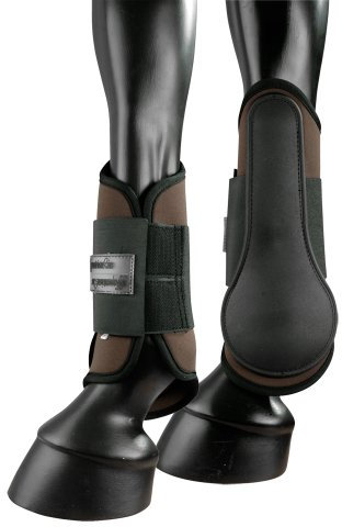 PFIFFsoft Gamaschen mit festem Löffel, braun S