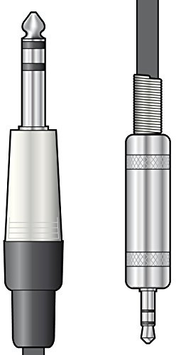 Classic 3.5mm Jack to 6.3mm Jack Leads | Stereo | 1.5m