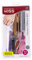 KISS 15-PieceOn-The-Go Pedicure Kit, Includes Toenail Clipper, Cuticle Nipper, Brush & Stone, Cuticle Pusher, Smoothing File, 2 Toe Separators, Large File, Buffer, Manicure Sticks, Travel Pouch