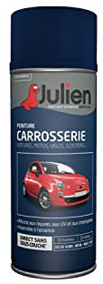Julien Peinture Aérosol Relooking pour Carrosserie - Voitures et 2 roues - Bleu Nuit 37101 400ml
