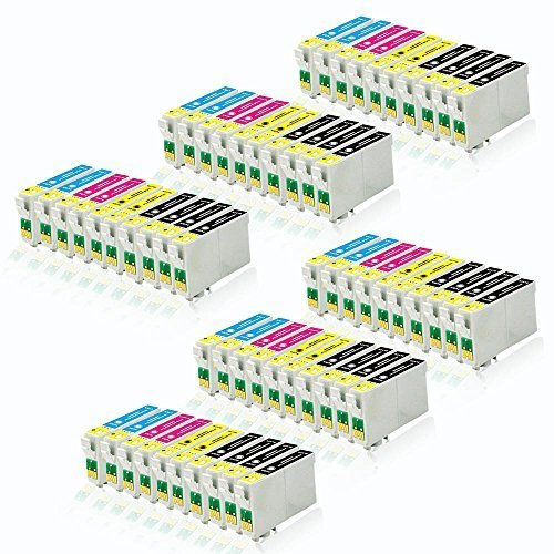 (60er Set, Epson Tintenpatronen (18XL) T1811 T1812 T1813 T1814) • 60x Kompatibel Druckerpatrone für Epson Expression...