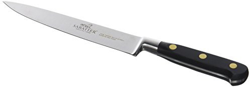 Lion Sabatier 712280 Idéal Couteau à Filet de Sole Forgé 15 cm, Argent