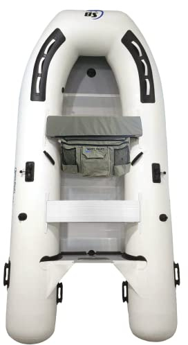 Inflatable Sport Boats Killer Whale 10.8' Inflatable Dinghy | Aluminum Floor Dinghy with Durable Heat-Welded PVC | 5 Person Inflatable Dinghy | 15HP Motor Ready