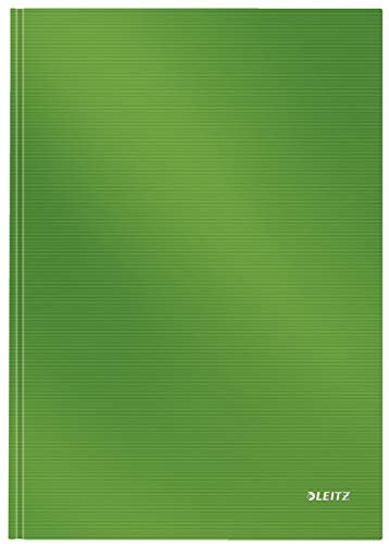 Leitz A4 Notizbuch, 80 Blatt, Hardcover, Linierte Seiten, Solid, Hellgrün, 46650050