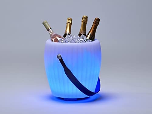JOOULY The Bowl L - Bluetooth Lautsprecher, Getränkekühler, Weinkühler mit 9 Licht Farben, mit App und Fernbedienung, miteinander koppelbar, direkt vom Hersteller