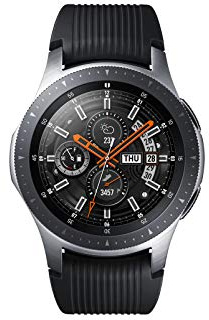 Samsung Galaxy Watch Smartwatch Android, Bluetooth, Fitness Tracker e GPS, Processore Dual Core 1.15 GHz, Resistente all'Acqua fino a 5 ATM, Argento, 46 mm, Versione Italiana