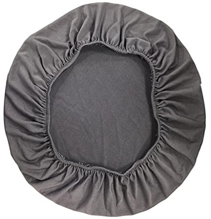 D DOLITY Stretch Stuhlbezug Stuhlhusse Stuhlüberzug Husse für Stuhl Hocker - Grau