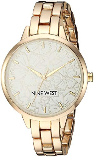 Nine West Women's Bracelet Watch Gold