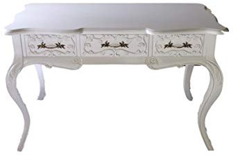 Kunibert Barock Louis Seize Renaissance Rokoko Sekretär Farbe:weiß Schreibtisch Schminktisch Länge122xHöhe79xBreite51cm Nr.4