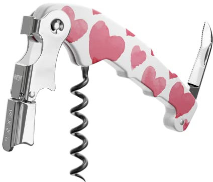 Koala Spain Sacacorchos Retro de Dos Tiempos, Estampado Love
