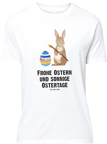 Mr. & Mrs. Panda Größe XXL T-Shirt Hase Eier Malen - Ostergeschenke, Osterdeko, Geschenk, Frohe Ostern, Nachthemd, Ostergeschenke, Schlafshirt,