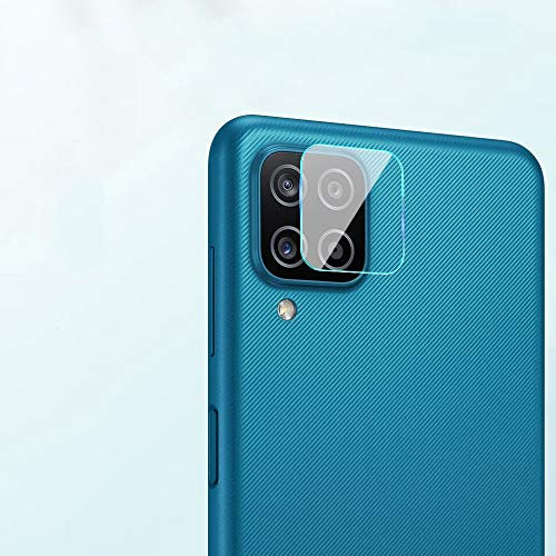 FTRONGRT per Samsung Galaxy A12 5G Protezione dell'obiettivo della Fotocamera,Pellicola per Obiettivo in Vetro temperato Morbido,Trasparente,Ultra-Sottile, Resistente ai Graffi (2 Pezzi)