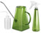 Goowin 1.4 L Watering Can for Indoor/Outdoor Plants, with Bonus 500 mL Spray Bottle & 250 mL Squeeze Bottle (Green)