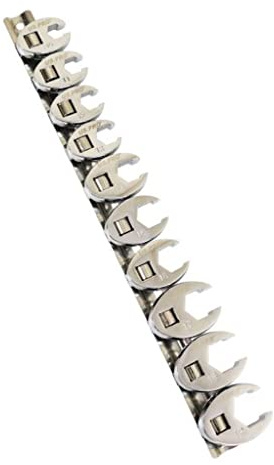 US PRO 10pc 3/8 dr Crowfoot Crowsfeet Crows Foot Spanner Wrench Set 3921