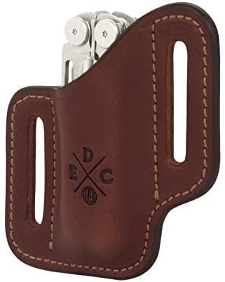 1791 EDC Multitool-Etui, Ledertasche für Gürtel – kompatibel mit Leatherman, Gerber, SOG und ähnlichen Multifunktionswerkzeugen – Kanted, leicht zu schieben, Braun