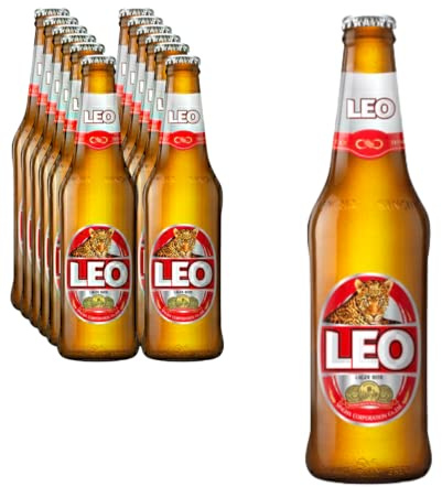 12 x Leo Premium Bier 0,33l - Lager aus Thailand mit 5% Vol.