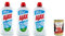 3x Ajax Detersivo Pavimenti Classic Bodenreiniger Hygiene und Frische 950 ml + Italian Gourmet polpa 400g