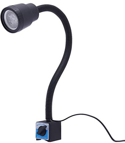 kangten LED Arbeitsleuchte 5W Flexibles Schwanenhals Licht mit magnetischer Basis für CNC Maschinen 360° Rotation 220V LED Drehmaschine Lampe