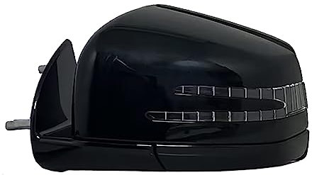 LETITBE Für Mercedes Benz W164 X164 ML GL Cl 2005-2011 1668100164 1668100264 Seitenspiegel schwarz Fahrerseite
