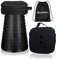 SCOPIFY Telescopic Portable Stool with Cushion and Carry Bag – Lightweight, Retractable Folding Collapsible Stool for Camping, Fishing, Hiking, Travel – Max Load 200KG, Indoor & Outdoor Kitchen