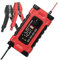 nmbhus Caricabatteria for Auto 12V 10A Caricabatteria Automatico for Batteria 24V 5A Caricabatterie Digitale for Batterie al Piombo(Color:Red)