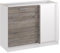 roe furniture Eckschrank 105 cm - Eckunterschrank - Küchenschrank - Küchenmöbel - Küchenunterschrank - Schrank Küche - Unterschrank Küche - Küchenschränke Einzeln Dunkel Sonoma