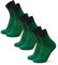 DANISH ENDURANCE Leichte Merino Wolle Wandersocken, Sommer Wollsocken, Unisex, für Herren & Damen, 3 Paar, Grün, 39-42