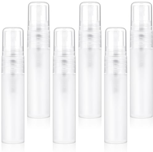 Giantree Mini Parfüm Abfüller 5ml, 6 Stück Mini Sprühflasche Parfümzerstäuber Leere Travel Spray Container Duft Pumpe Fall Tragbare Parfüm Sprühflasche Für Reisen Im Freien Büro