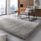 Taracarpet Shaggy Hochflor Langflor Teppich Twilight Luxus Qualität aus Belgien geeignet fürs Wohnzimmer Schlafzimmer und Kinderzimmer 9999 Silber grau 080x150 cm
