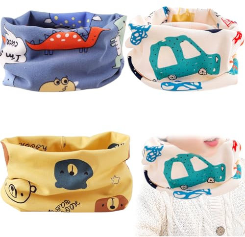 ZEPIQOR 3 Pezzis Scaldacollo Bambini Sciarpa Bambina Bambino Invernale Autunno Primavera Sciarpa Bambini Multifunzione Bandana Tubolare Unisex per Ragazzi e Ragazze