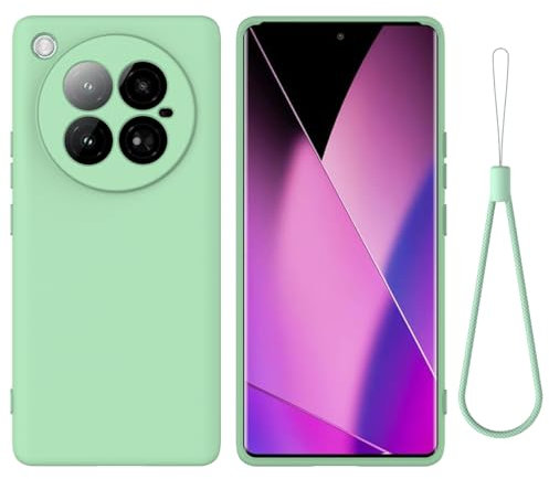 BRAND SET Schutzhülle für Infinix Zero 40 Hülle, Silikonhülle Kratzfeste Schutzhülle mit Mikrofaser-Innenfutter Handytasche Case für Infinix Zero 40 Handy Hüllen (Mintgrün)