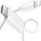 iPhone to HDMI Cable iPad to TV Cord 1080P Full HD Digital AV Adapter for iPhone 14 13 12 11 X Xs Max 8 7 6 5 to HDMI Monitor HDTV Projector Sync Screen Displaying (Plug & Play)