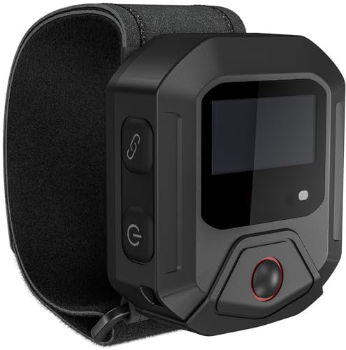 Telecomando Bluetooth GPS per fotocamere Insta360 X5/X4/X3/Ace Pro 2/Ace Pro/GO3S/GO3, accessorio per fotocamere Insta360, portata 25 m, tracciamento preciso del movimento, intelligenza, cinturino per