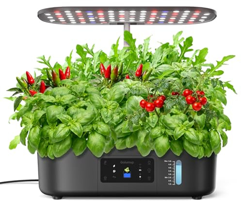 GOLUMUP Sistema de Cultivo Hidropónico, Kit de Cultivo Interior, 13 Vainas