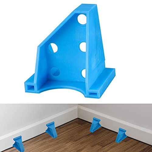 40-teiliges verbessertes Abstandshalter-Set mit 0.63cm 1/4 Zoll und 0.85cm 1/3 ZollAbstand Werkzeug zur Verlegung von Holzböden für Laminat- und Vinyldielen (40 Stück blau))