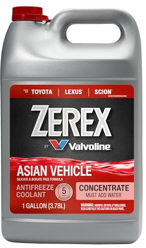 Zerex Asian Vehicle Red Antifreeze Coolant Concentrate 1 Gallon