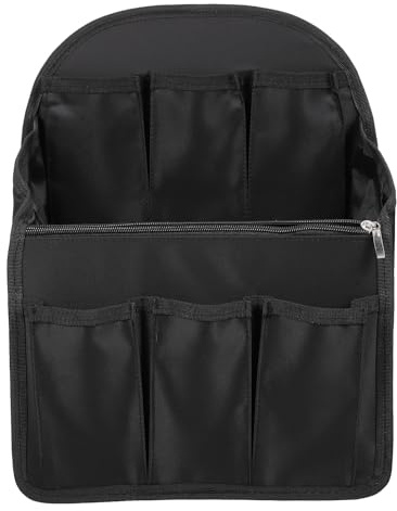 PATKAW Rucksack Organizer Einsatz 13,4 Zoll aus Nylon mit Mehreren Fächern Leichte Aufbewahrungstasche für Kosmetik und Schlüssel Geeignet für Schul und Reiserucksack