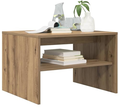 vidaXL Couchtisch Artisan-Eiche 60 x 50 x 40 cm Holzwerkstoff
