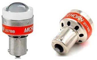 Generico Lampadina 12V LED Luce Retromarcia Cicalino Buzzer Segnale Acustico Bip P21W BA15S per Auto Furgone Camion Camper