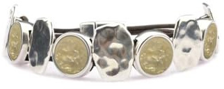 QOSS Armband DOREEN silber honig