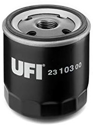 UFI Filters, Filtro Olio 23.103.00, Filtro Olio per Ricambio, Adatto a Auto, Applicabile su Diversi Modelli Atmos, Bedford, Ford, Innocenti, Lotus, Mini, Opel e Vauxhall