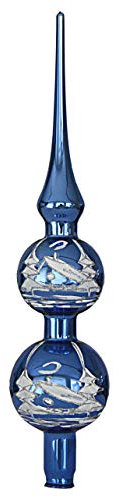Jingle Bells Lauscha Christbaumspitze Königsblau