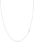KEZEF Collier chaîne en argent sterling 925 pour femme, chaîne torsadée en argent de 1,3 mm, 17 pouces, avec fermoir à ressort, fabriqué en Italie